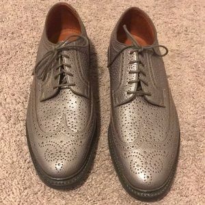 Wingtips Florsheim + Duckie Brown NWOB Silver/Grey